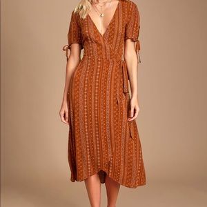 Lulu’s Midi Wrap Dress